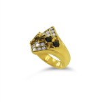18k Sapphire Diamond Ring 